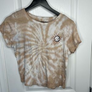 Vinyl Icons Pacsun Tie Dye Cropped T Shirt Large